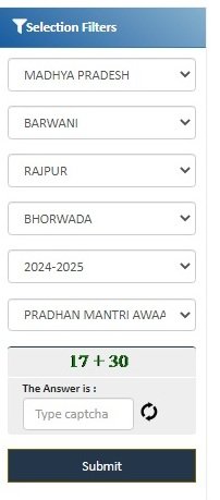 PM Awas Yojana MP List